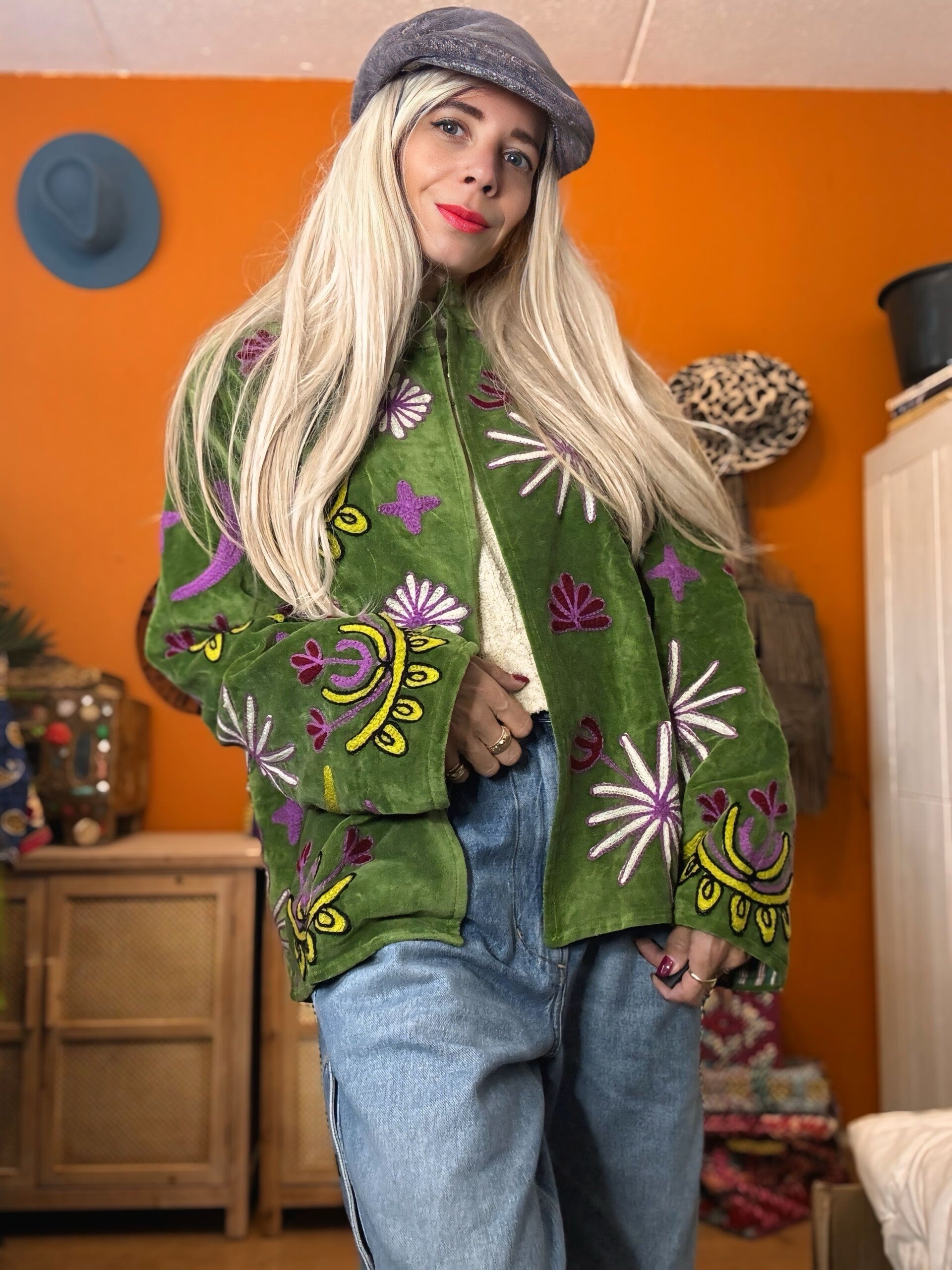 *Suzani velvet jacket