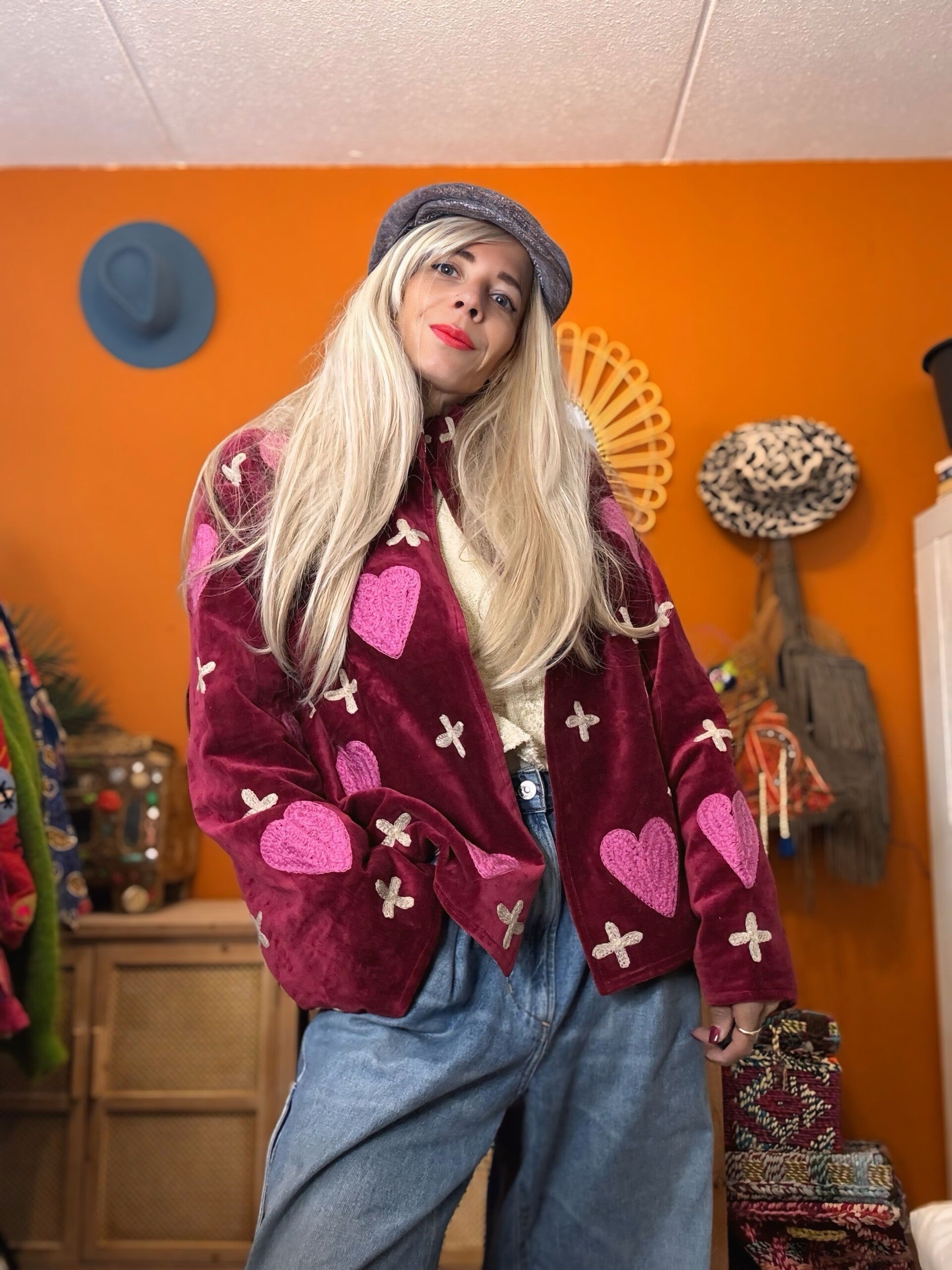 *Suzani velvet jacket