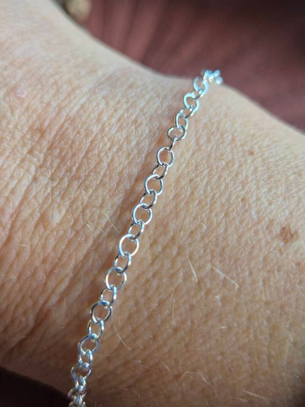 Armband Rond anker 2,5mm Zilver - connector