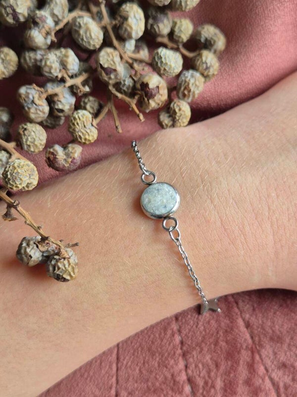 Kinderarmbandje Roestvrij staal rond 8mm - connector