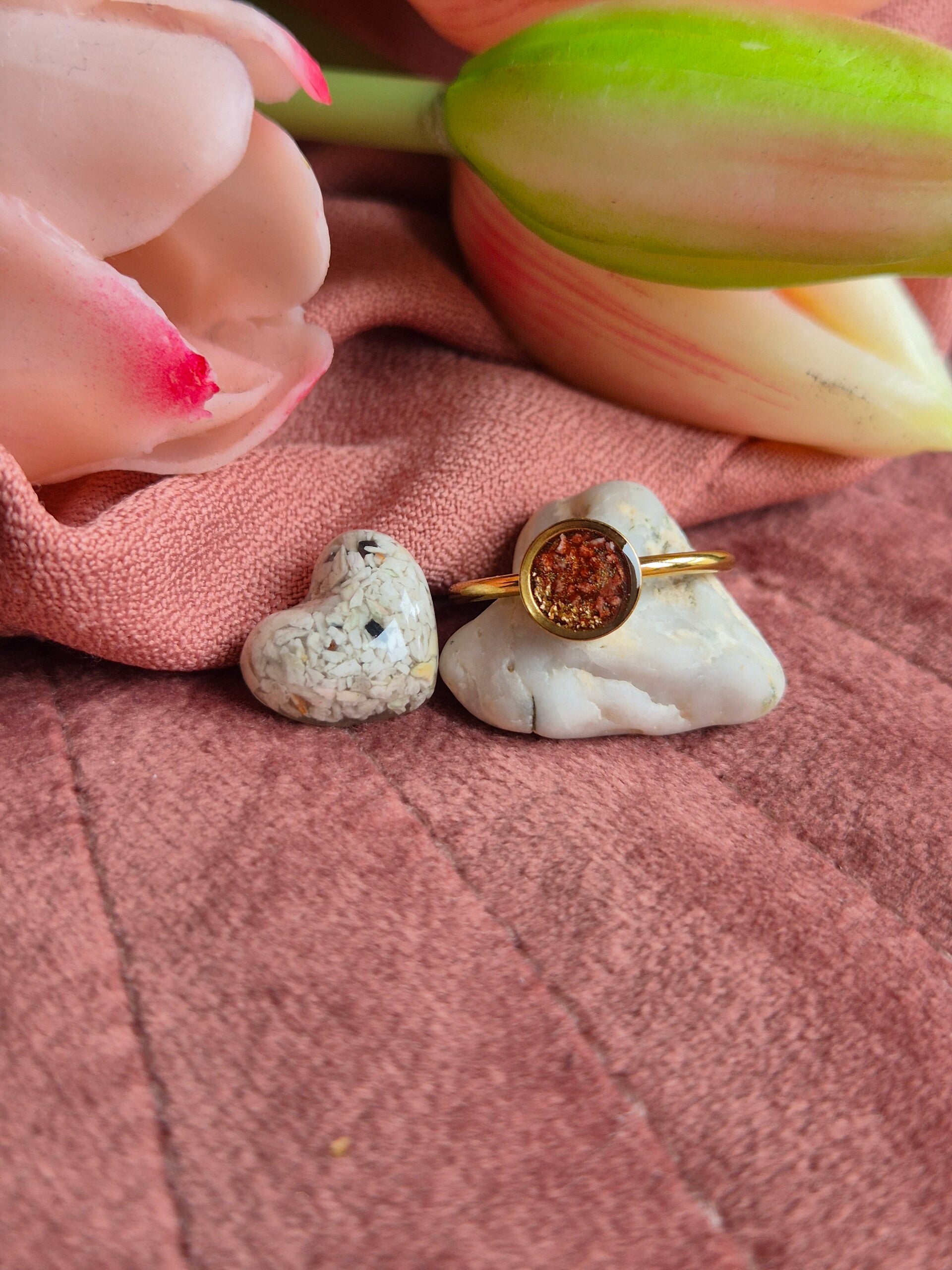 Ring rond 6mm Roestvrij staal goud