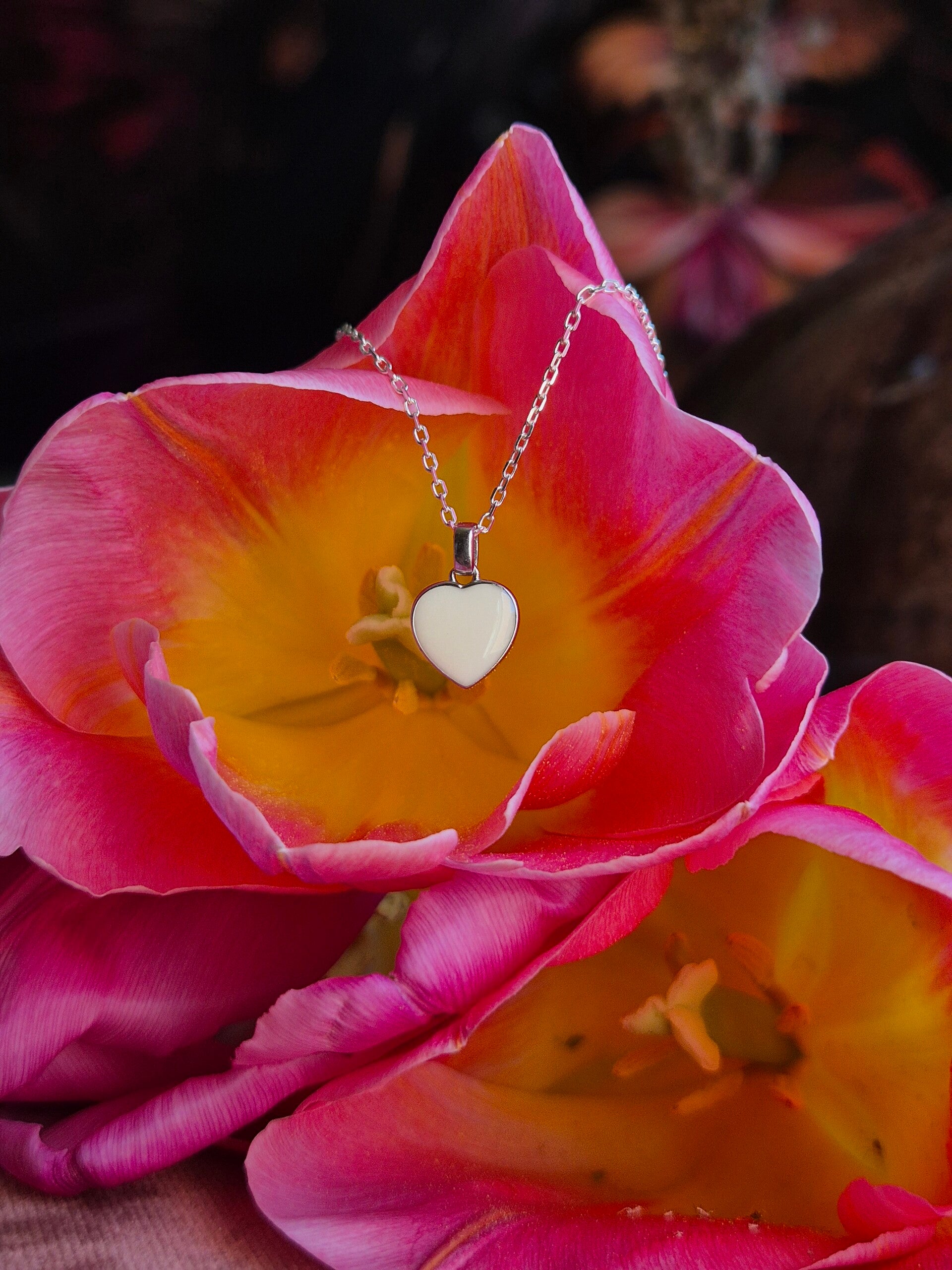 Hanger 925 Zilver hartvorm in meerdere grootte