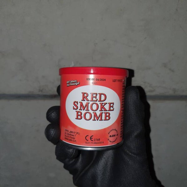 RED SMOKE BOMB