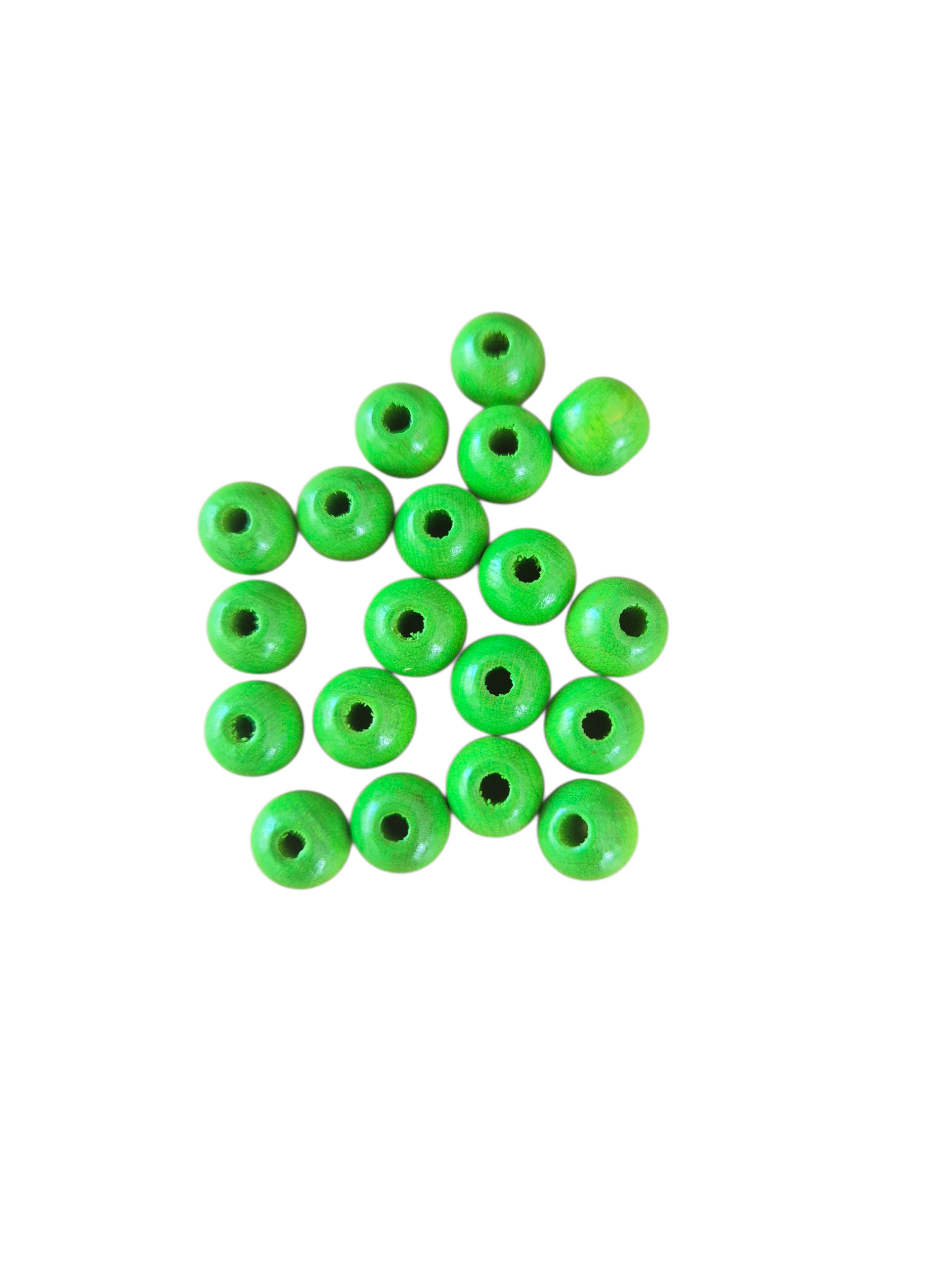 Ronde kraaltjes groen 8 mm 60 stuks