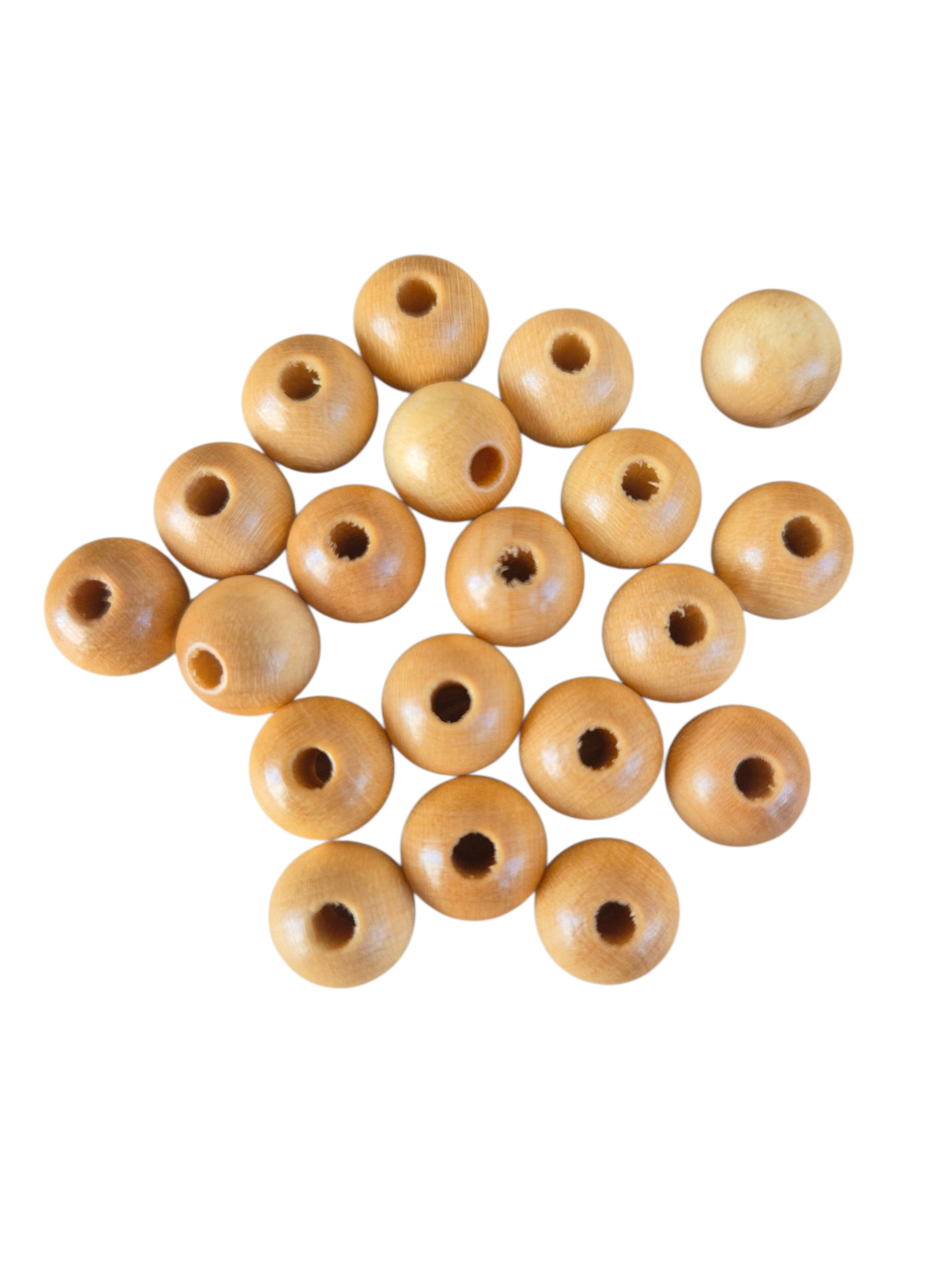 Blanke kralen 10 mm 60 stuks