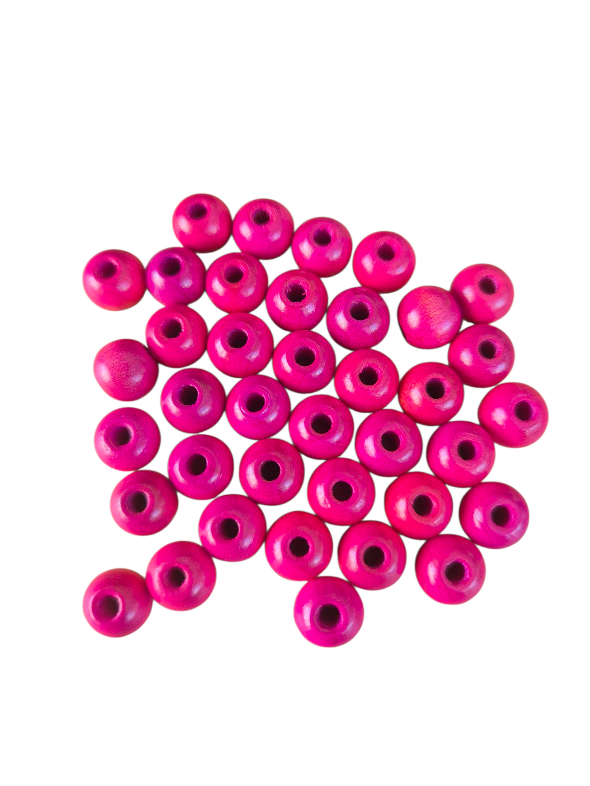 Ronde kraaltjes Roze 8 mm   60 stuks