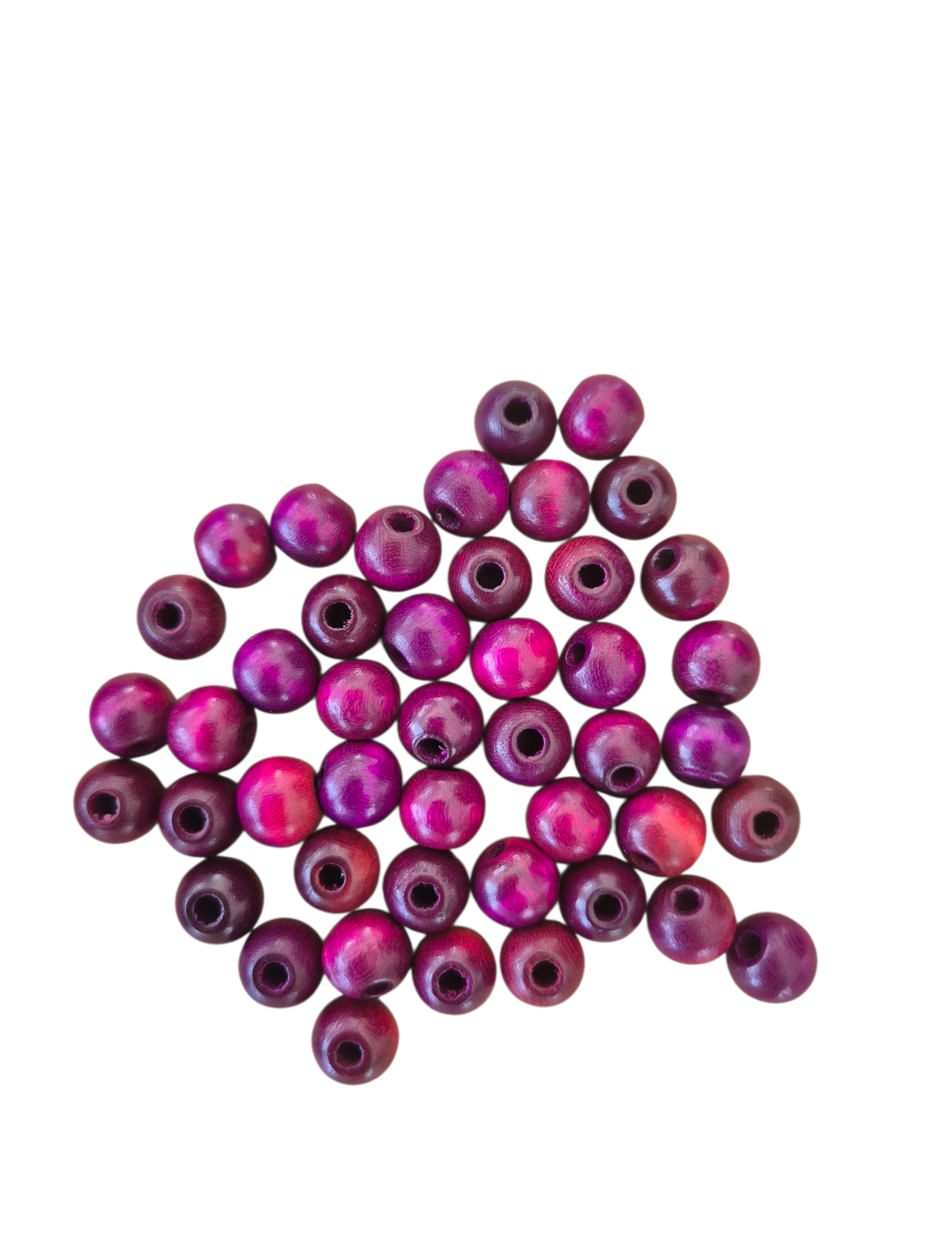 Ronde kralen paars/roze 8 mm