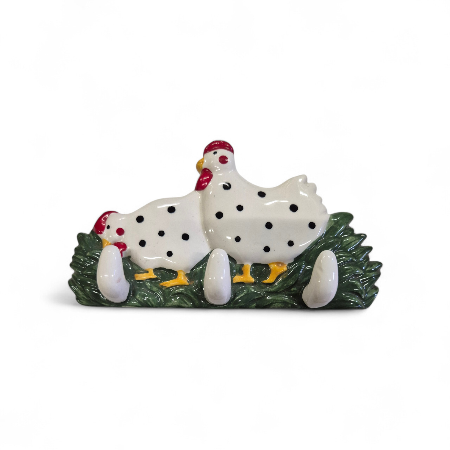 Kip, keuken haakje keramiek