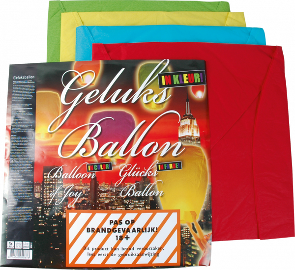Geluksballon ass.