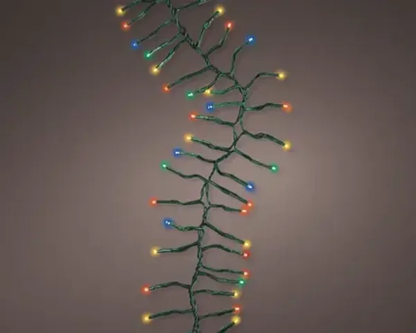 Gekleurde kerstlampjes 8 standen