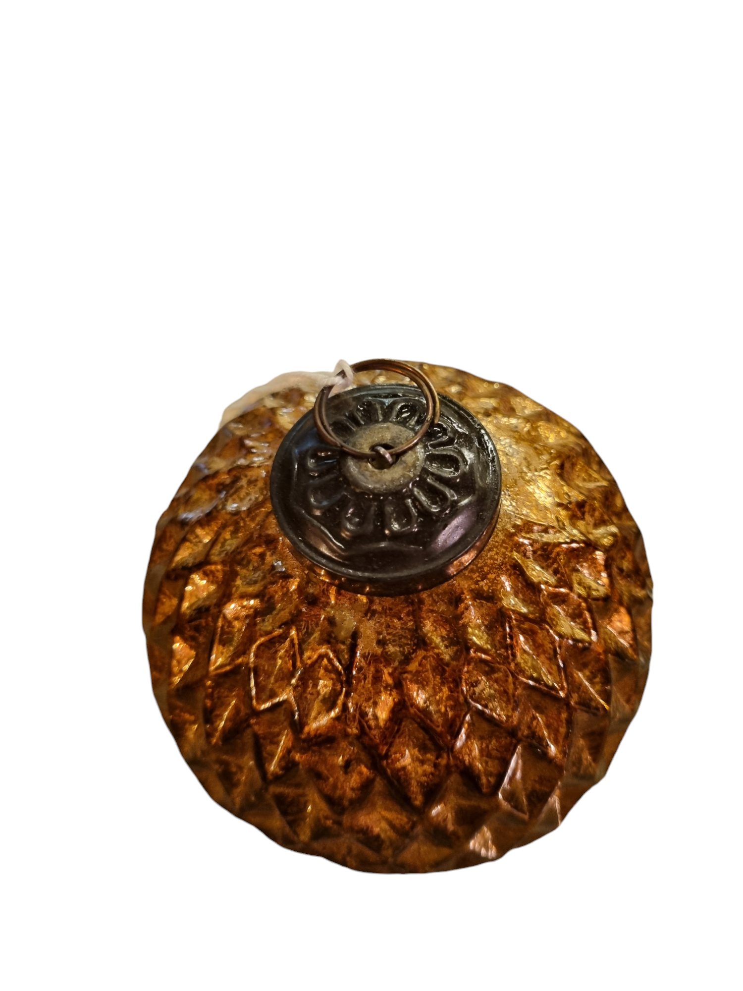 Decoratiebal cognac kleur