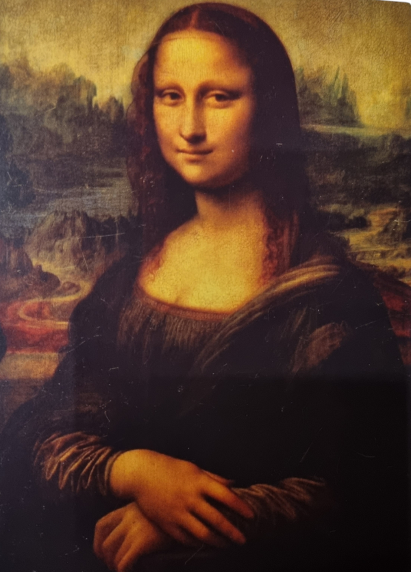 Aanzichtkaart Mona Lisa