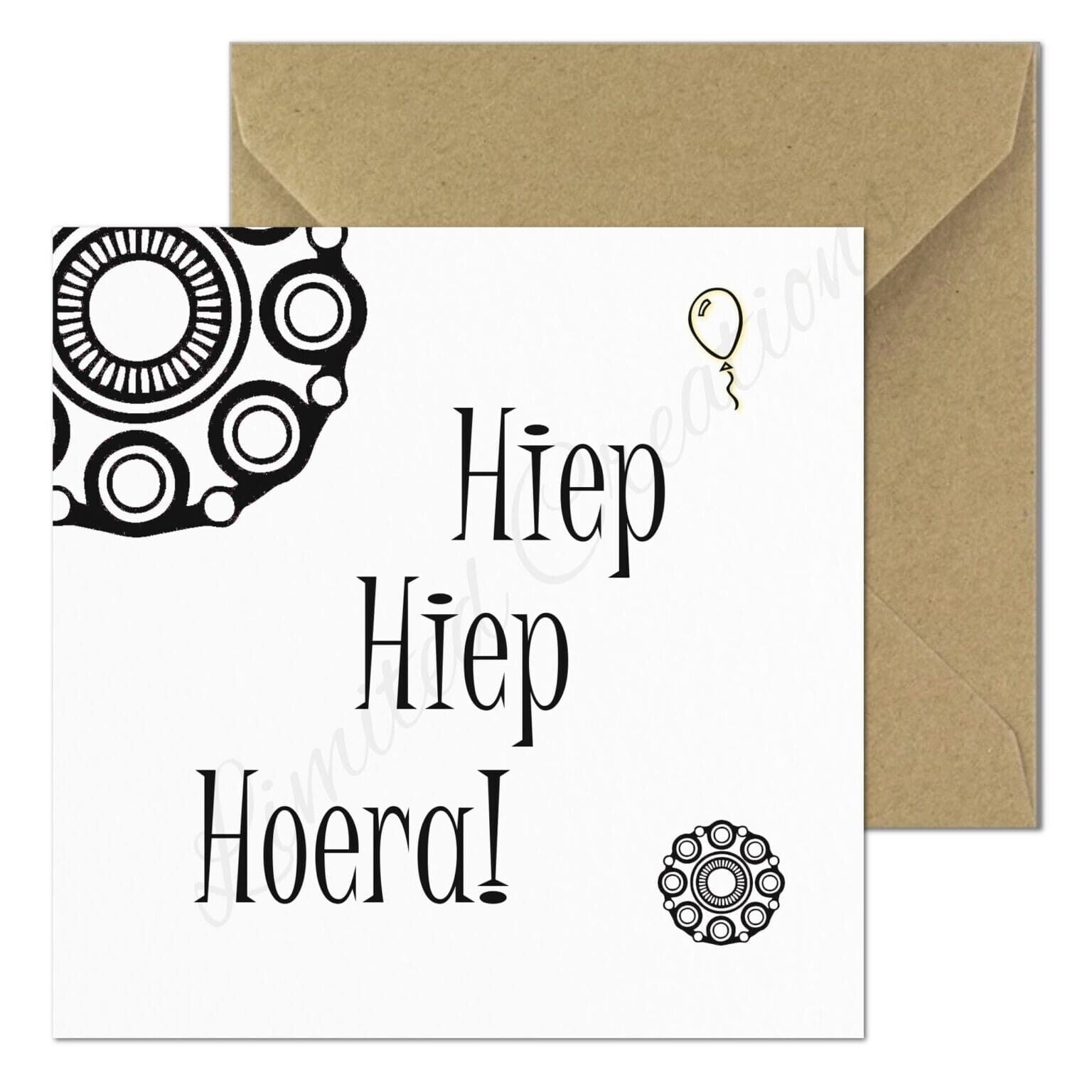 Zeeuwse aansichtkaarten Hiep hiep hoera