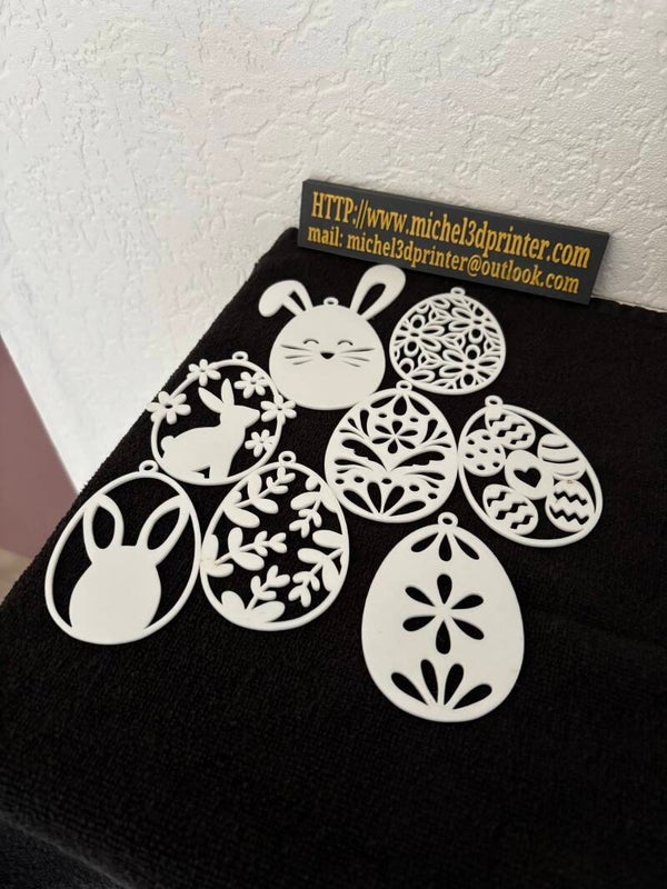 Paas hangers set 8 stuks