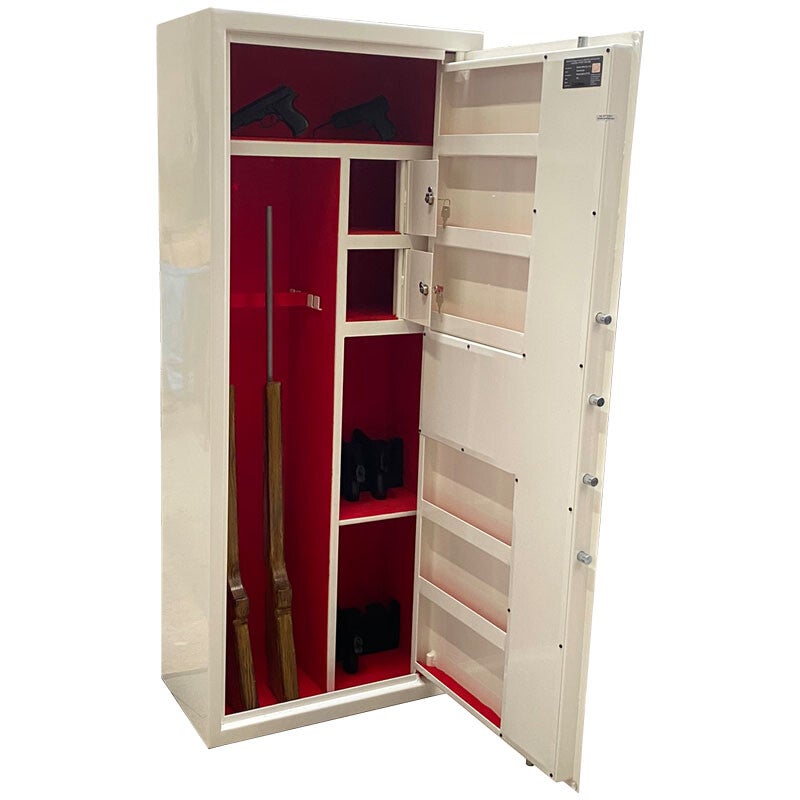 szafa na broń Klasa S1, czerwona wykładzina, elegancka.jpg