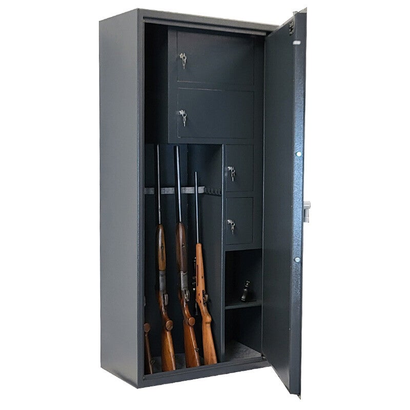Szafa na broń z 4 skarbczykami, broń długa, klasa S1.jpg