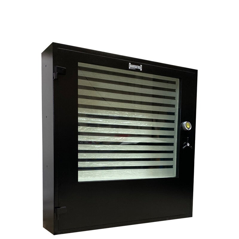 1638 - PantzerGlass, klasa S1 z szybą kuloodporną i systemem Slat Wall