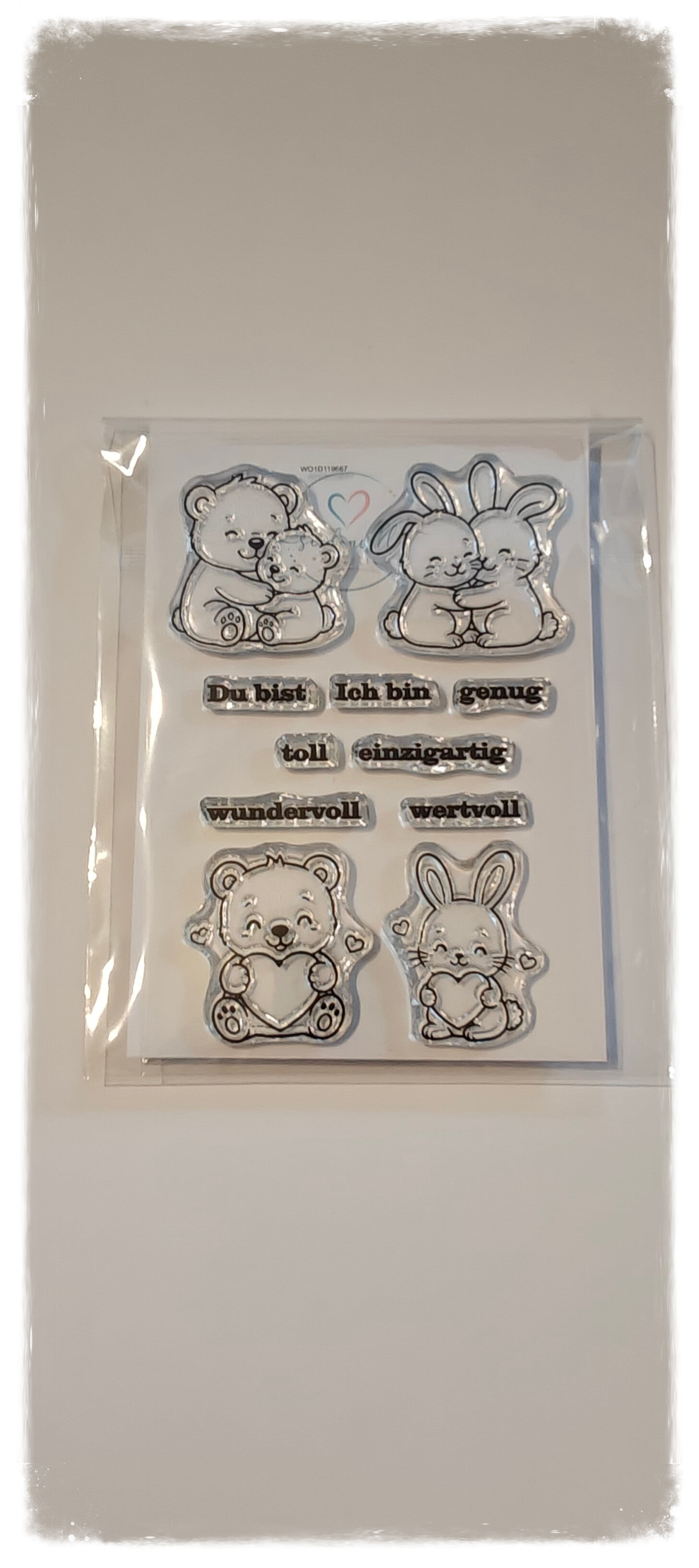 Clear Stamps Set - Du bist & Ich bin