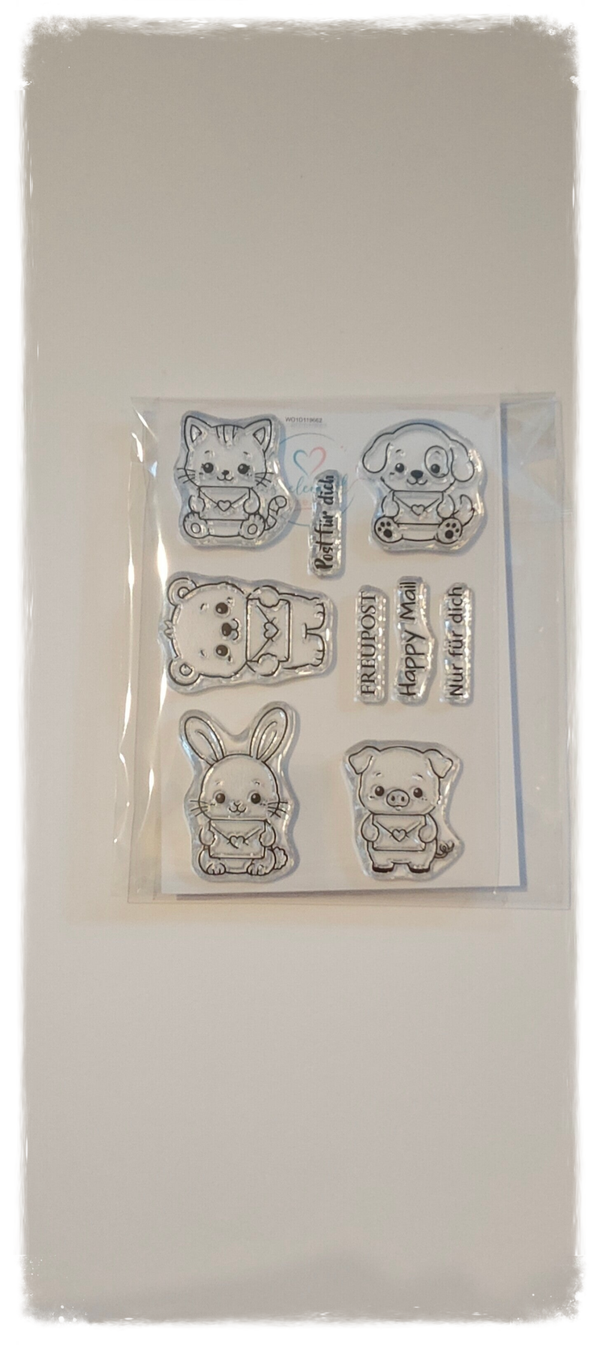 Clear Stamp Set - Post für dich