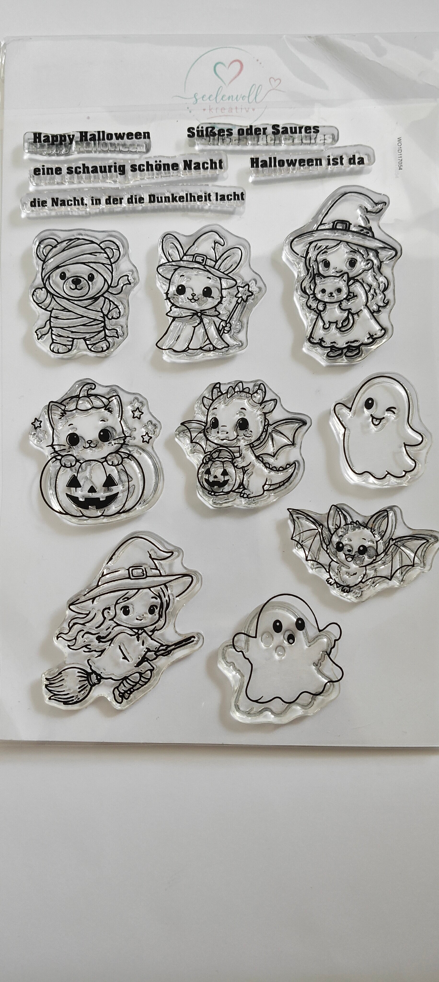Clear Stamps Set - Happy Halloween
