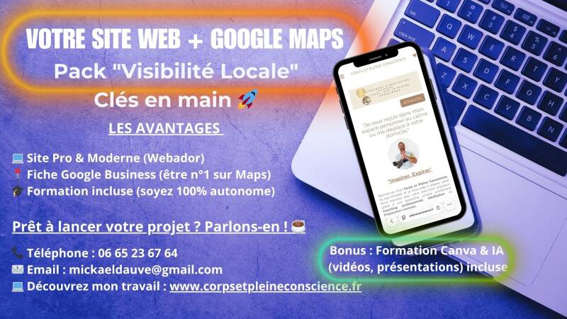 création site web par mickael dauvé