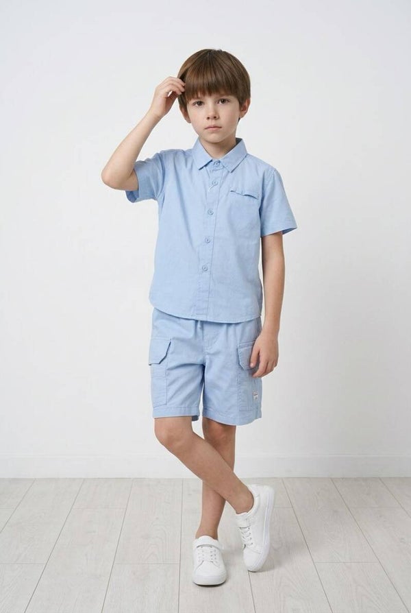 Hemd sky blauw en broek