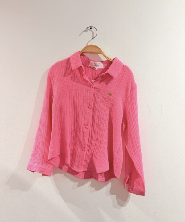 Katoenen Gaas Overshirt