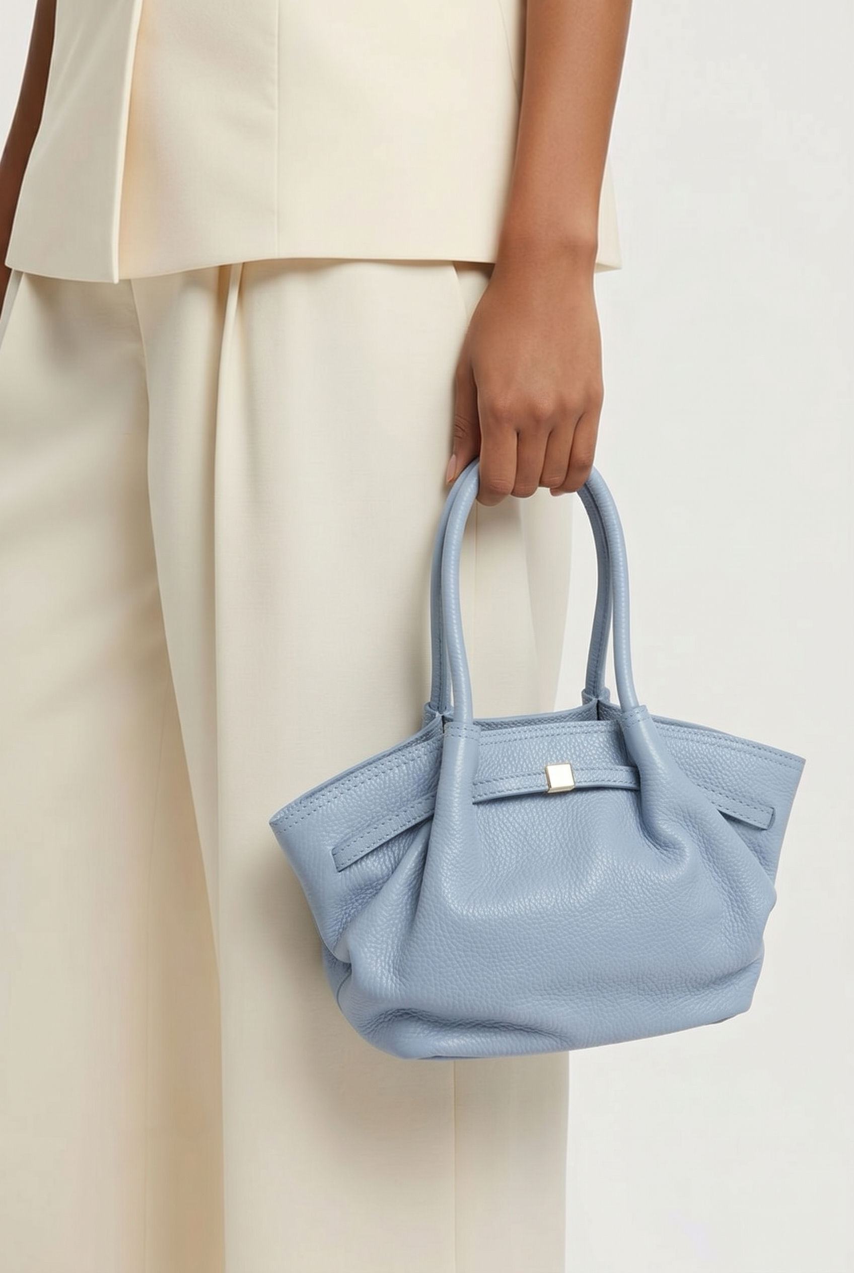 Blauw handtas