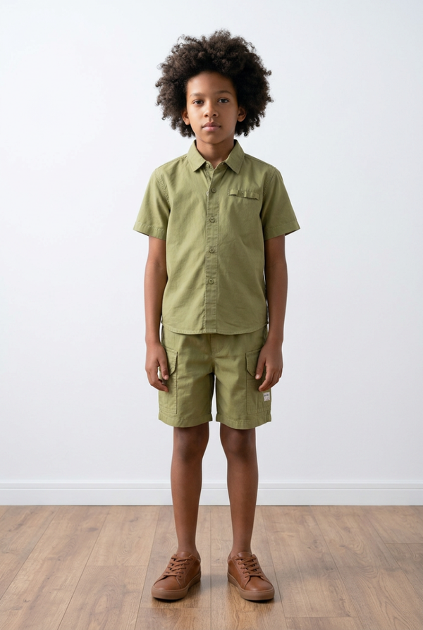 Hemd en broek olive