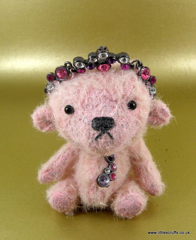 Princess Pink, a little mohair bear Sale