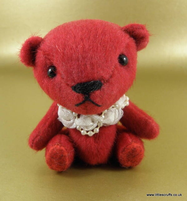 Patience, a red miniature bear NEW