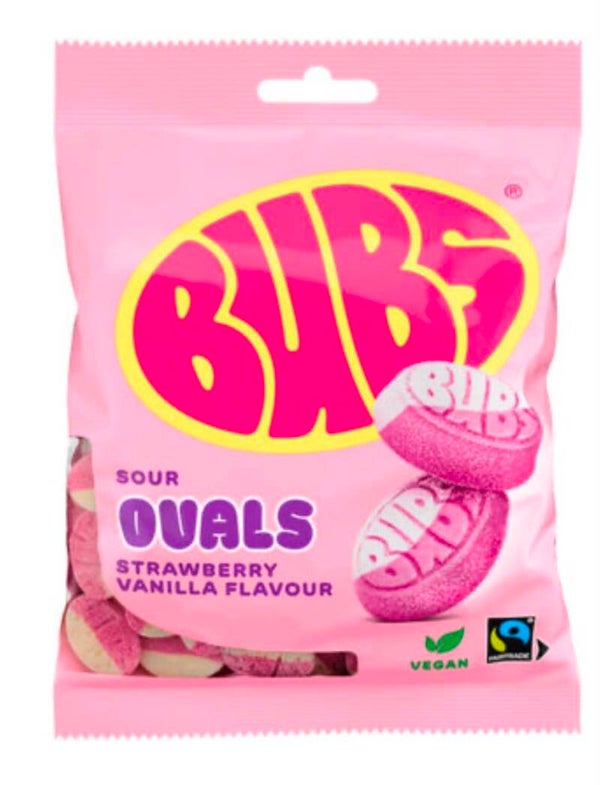 Mini Bubs Vanilles Fraises Acidulées 1Pcs