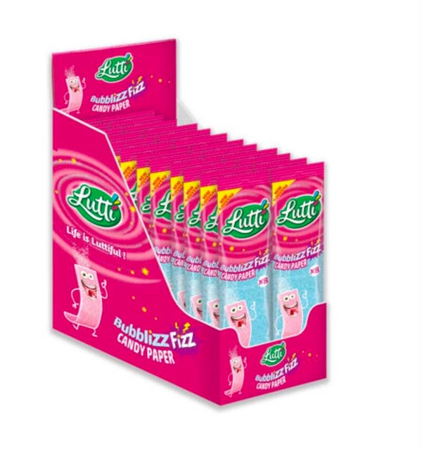 Papiers alimentaires Bubblizz acidulé 1Pcs