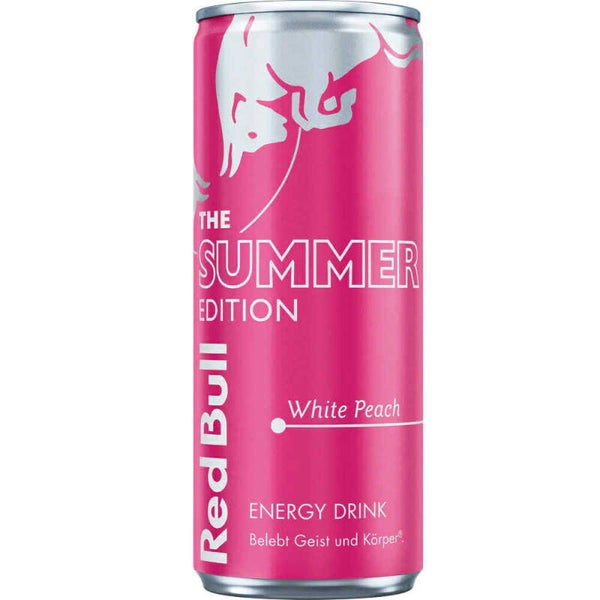 Red Bull Pêche  Blanche