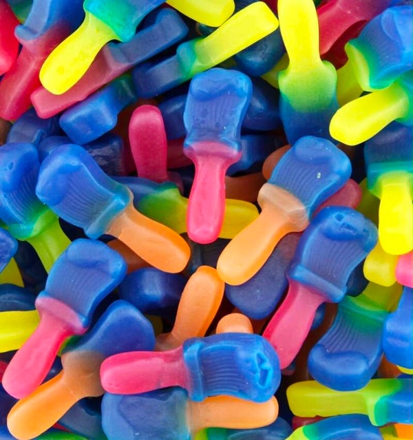 Pinceaux Taches Langues +/-100gr