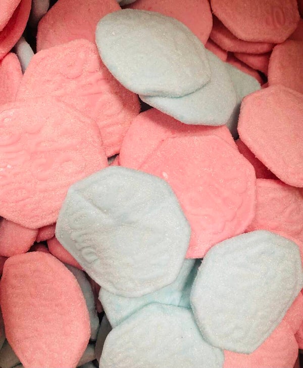 Pièces mousses Suédois buble-gum +/100gr