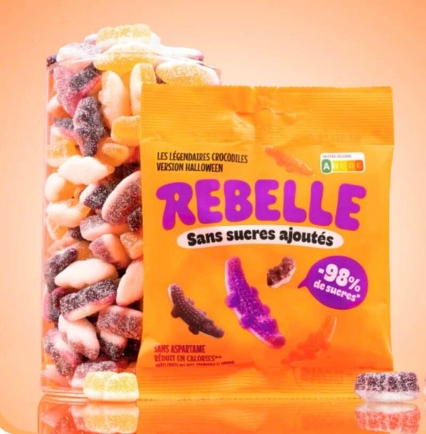 Rebelle crocodile 0% Sucres