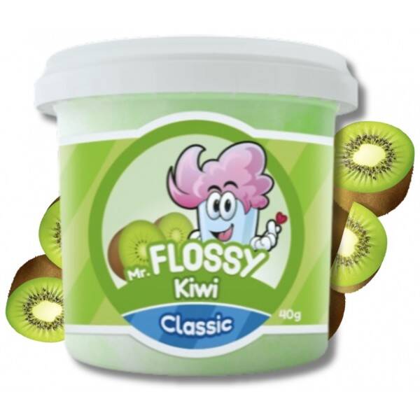 Barbe à papa kiwi