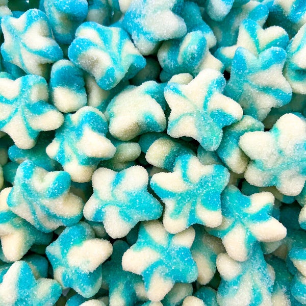 Étoiles Twist Bleu Sucrées halal +/-100gr