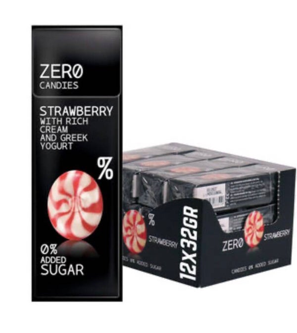 Zéro Candies Fraises Crème S.s 1Pcs