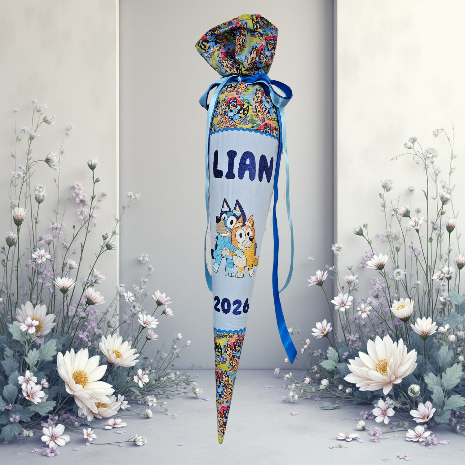Bluey & Bingo Schultüte (blau)