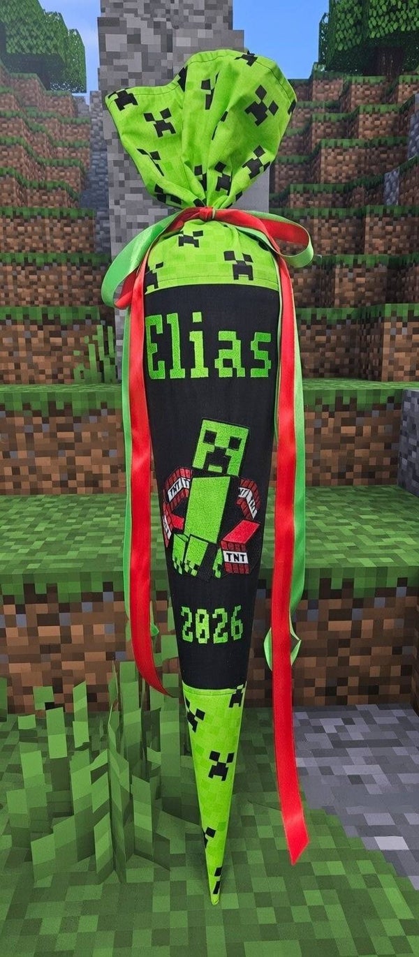 Schultüte Minecraft Creeoer TNT