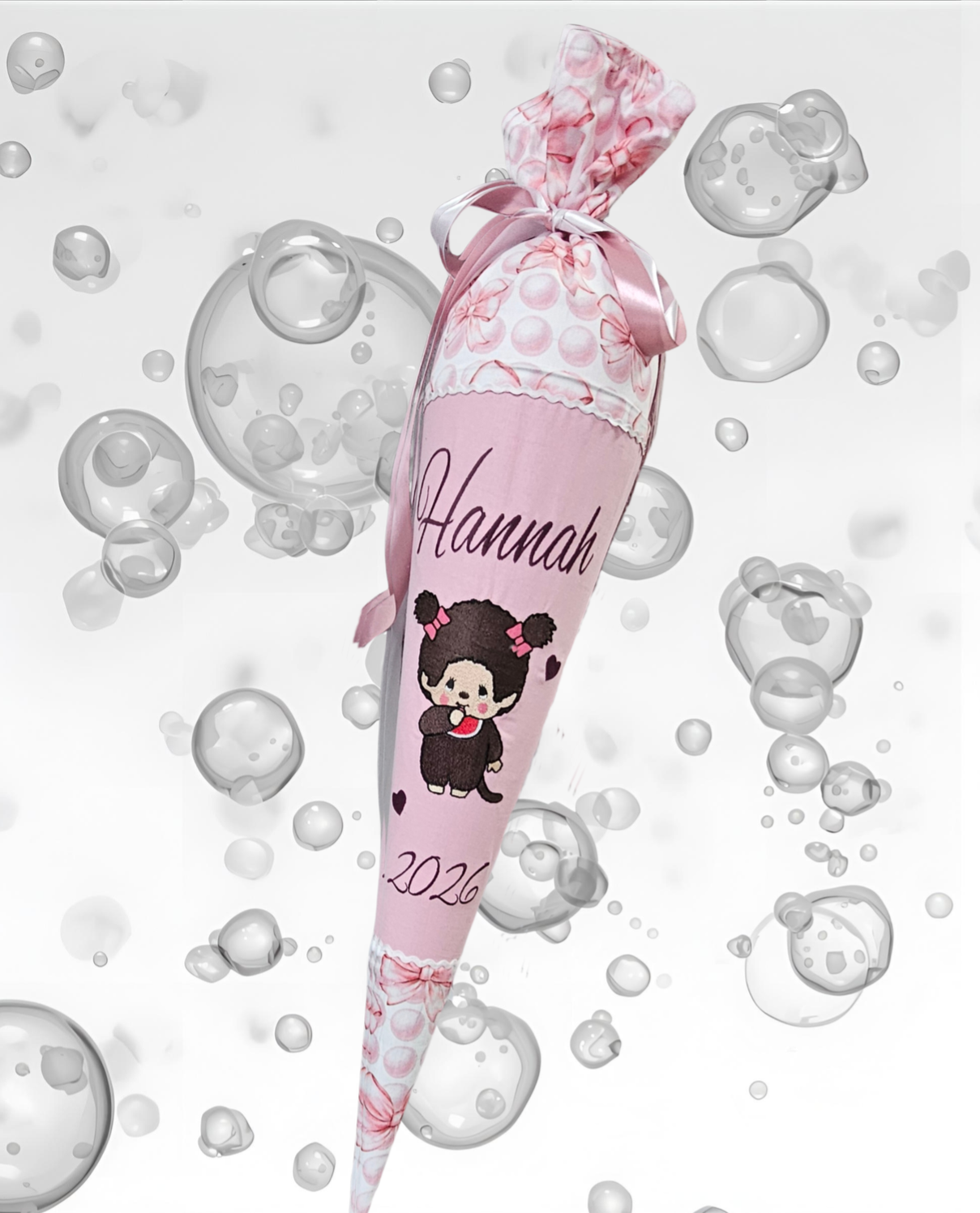 Schultüte Mädchen im Monchhichi