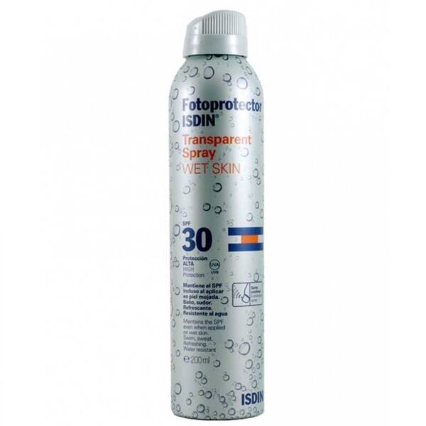 ISDIN FOTOPROTECTOR WET TRANSPARANTE SPRAY 30 SPF