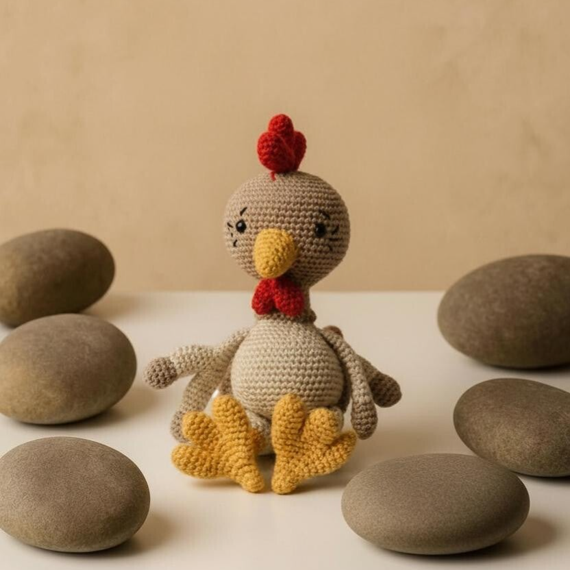 Sympathique  coq multicolore