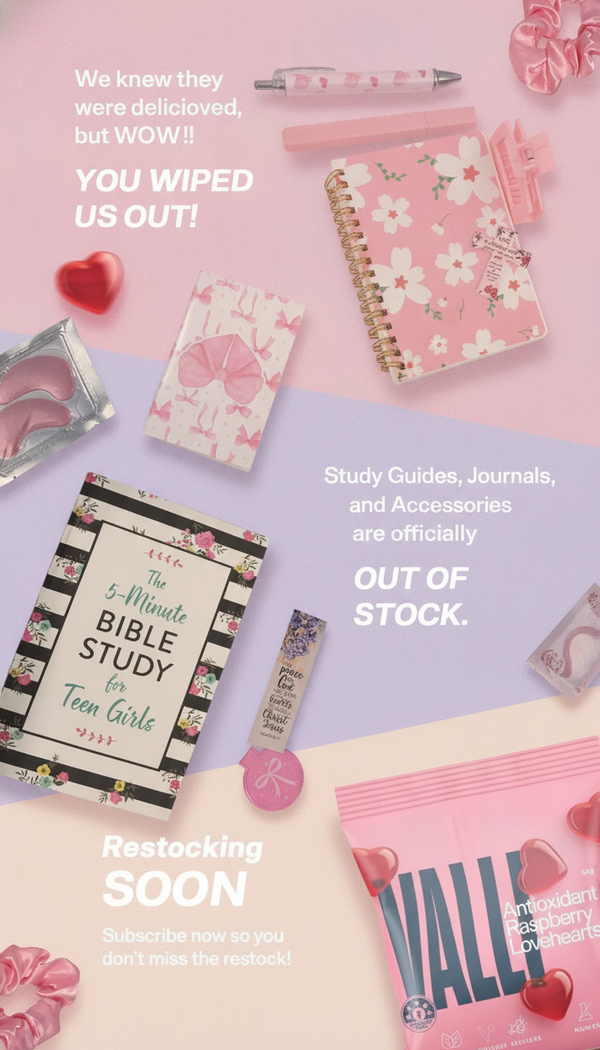 Five minute study guide for teen girls