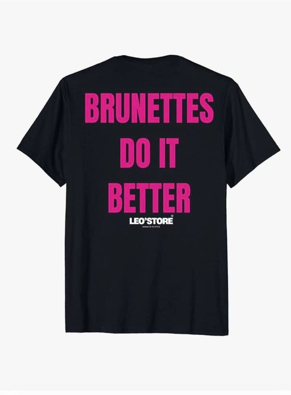 T-shirt Leo’Store Unisex “BRUNETTESvsBLONDES”