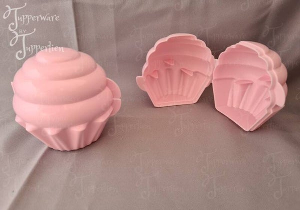 Cupcake doosje roos