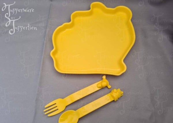 Bordje Winnie The Pooh met bestek
