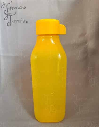 Ecofles vierkant 500ml oker